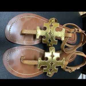 Tory Burch Chandler logo sandals